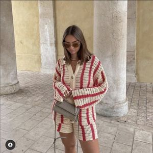ZARA OPEN KNIT JACKET